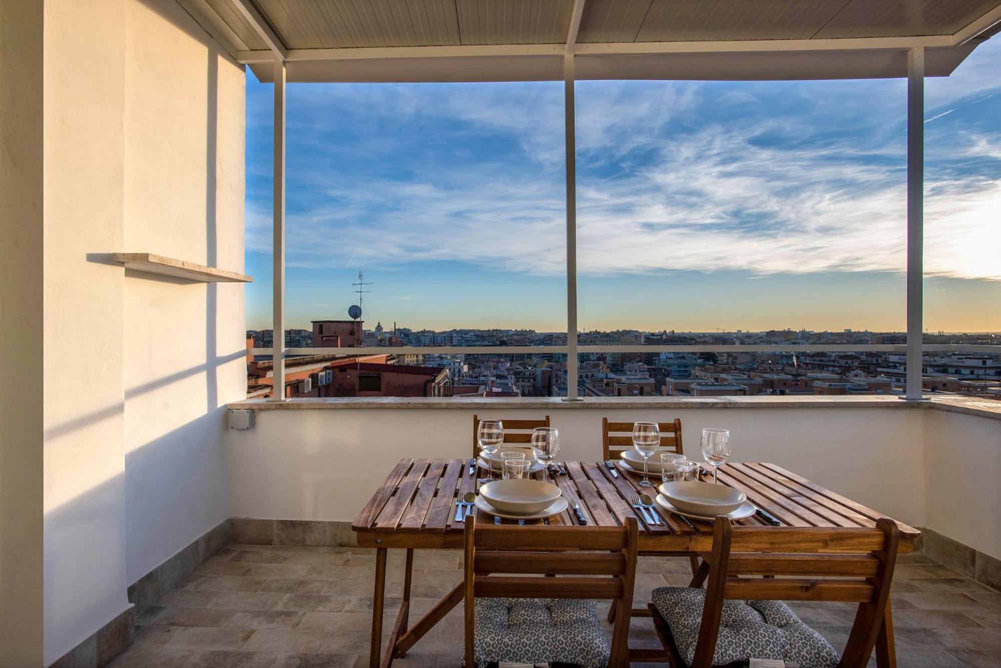 Penthouse Lux With Panoramic View Appartamento Roma